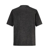 Camiseta 528001 Oversize Pickling Negra Para Hombre