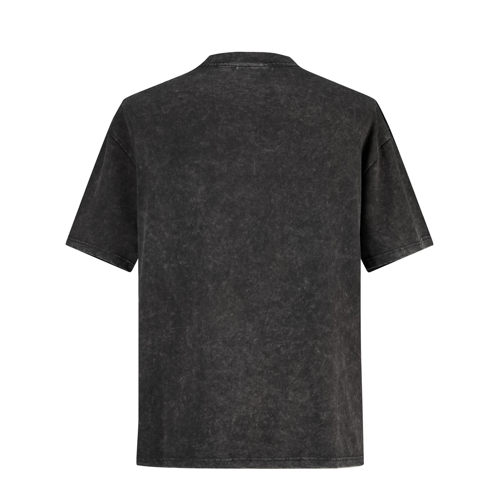 Camiseta 528001 Oversize Pickling Negra Para Hombre