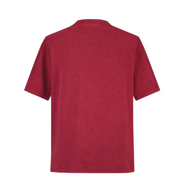 Camiseta 528001 Oversize Pickling Roja Para Hombre