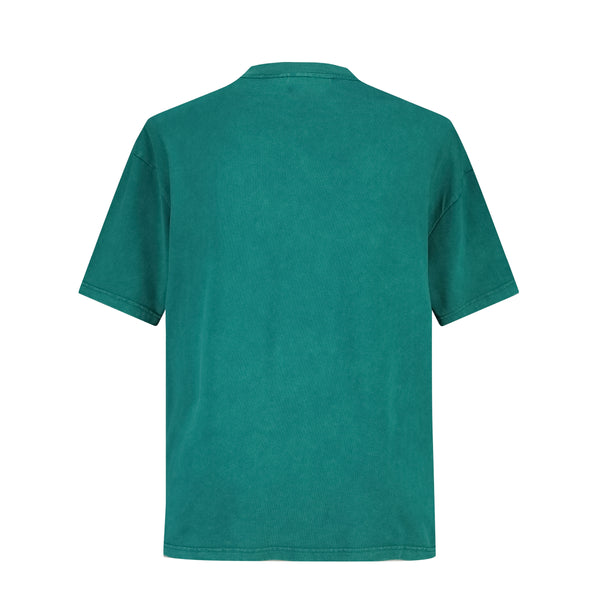 Camiseta 528001 Oversize Pickling Verde Para Hombre