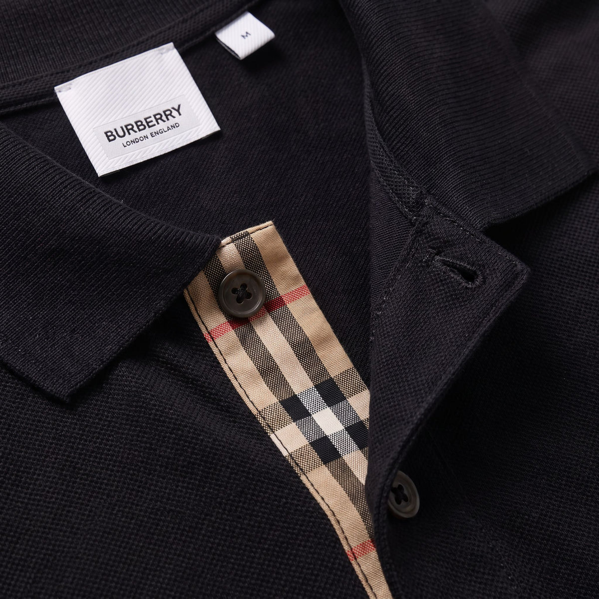 Camiseta 185041 Tipo Polo Negro para hombre