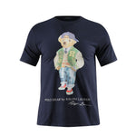 Camiseta 786892 Estampada Azul Oscura para hombre