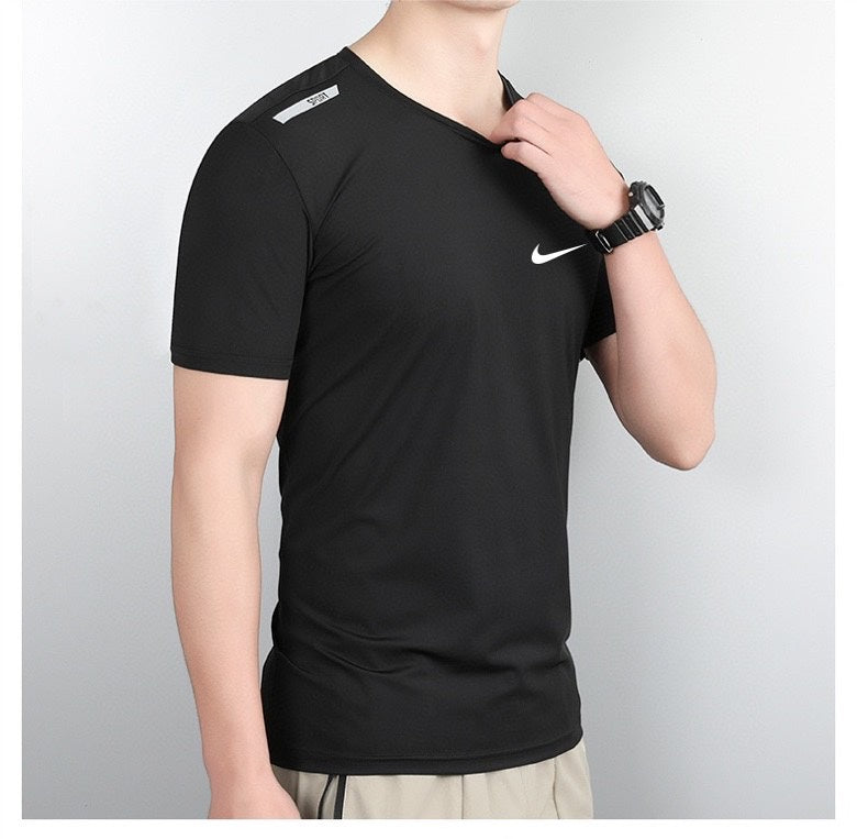 Camiseta Deportiva Negra Para Hombre Ref. 580