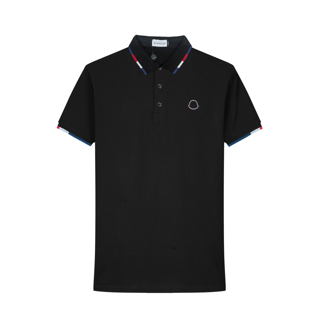 Camiseta 58196 Tipo Polo Negra Para Hombre