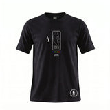 Camiseta 921012 Estampada Negra para hombre