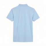 Camiseta 185026 Tipo Polo Azul Claro para hombre