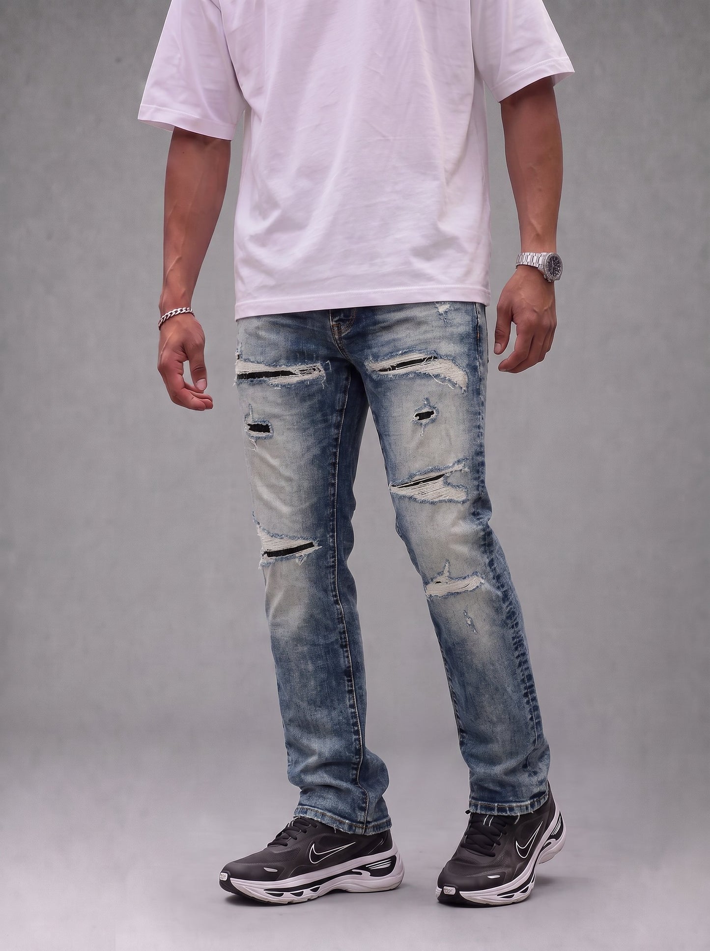 Jean PP PU033 Azul Para Hombre