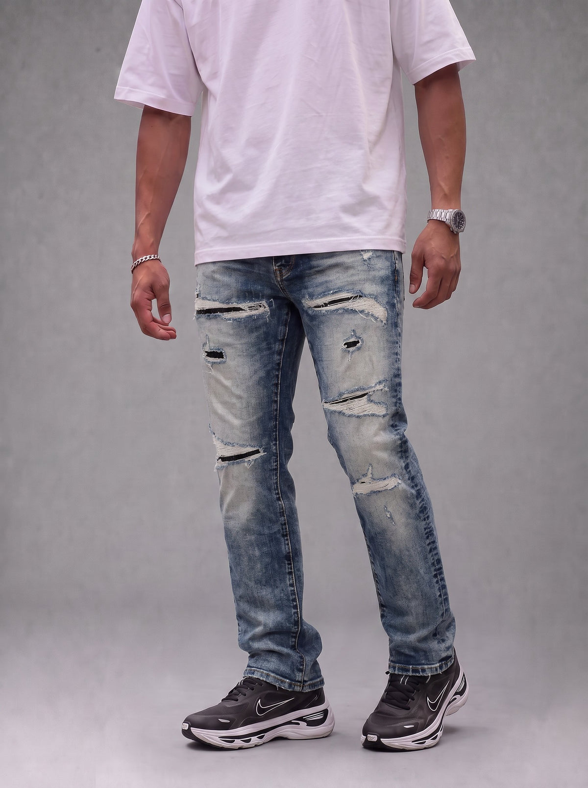 Jean PP PU033 Azul Para Hombre