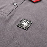 Camiseta 918022 Tipo Polo Gris Oscuro para hombre