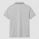 Camiseta 185043 Tipo Polo Gris claro para hombre