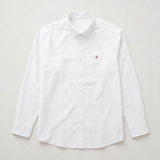 Camisa 50018 Manga larga  Blanco para hombre