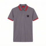 Camiseta 918022 Tipo Polo Gris Oscuro para hombre