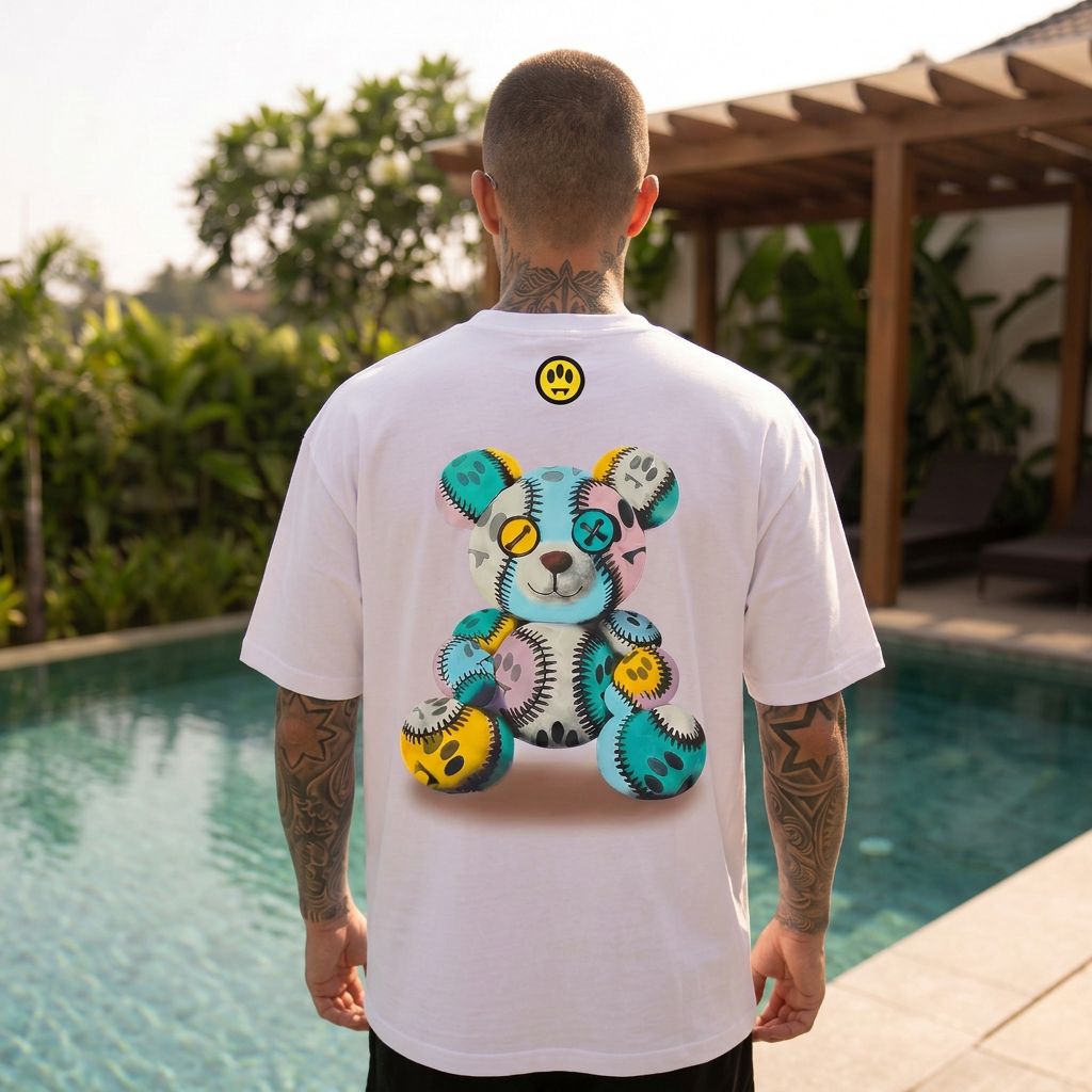 Camiseta 881200 Oversize Blanco para hombre