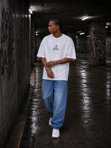 Camiseta 788364 Oversize Blanco para hombre
