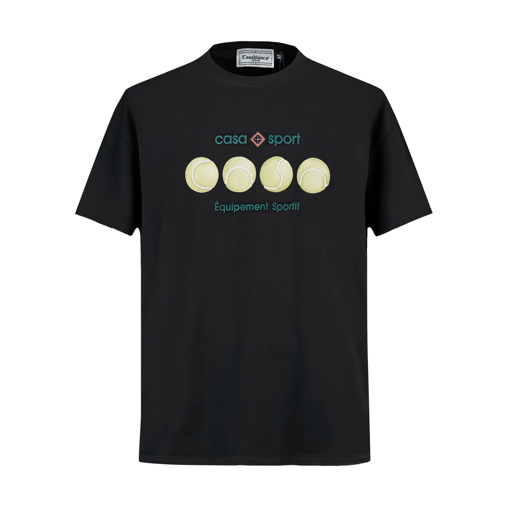 Camiseta 66004 Estampada Negra Para Hombre