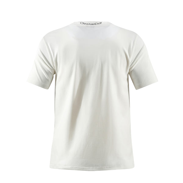 Camiseta 66019 Estampada Blanca Para Hombre