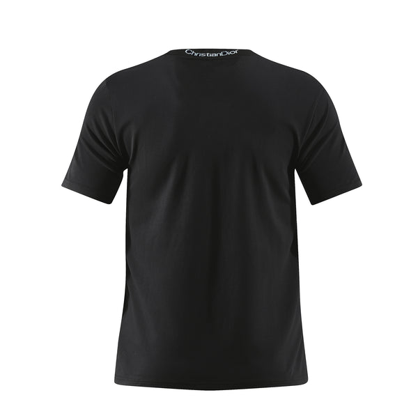 Camiseta 66019 Estampada Negra Para Hombre
