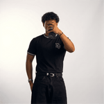 Camiseta 66020 Básica Negra Para Hombre