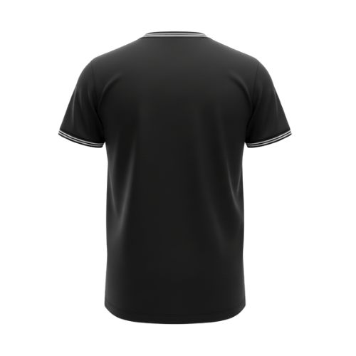 Camiseta 66020 Básica Negra Para Hombre