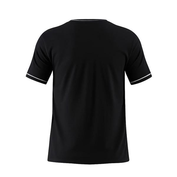 Camiseta 66029 Básica Negra Para Hombre