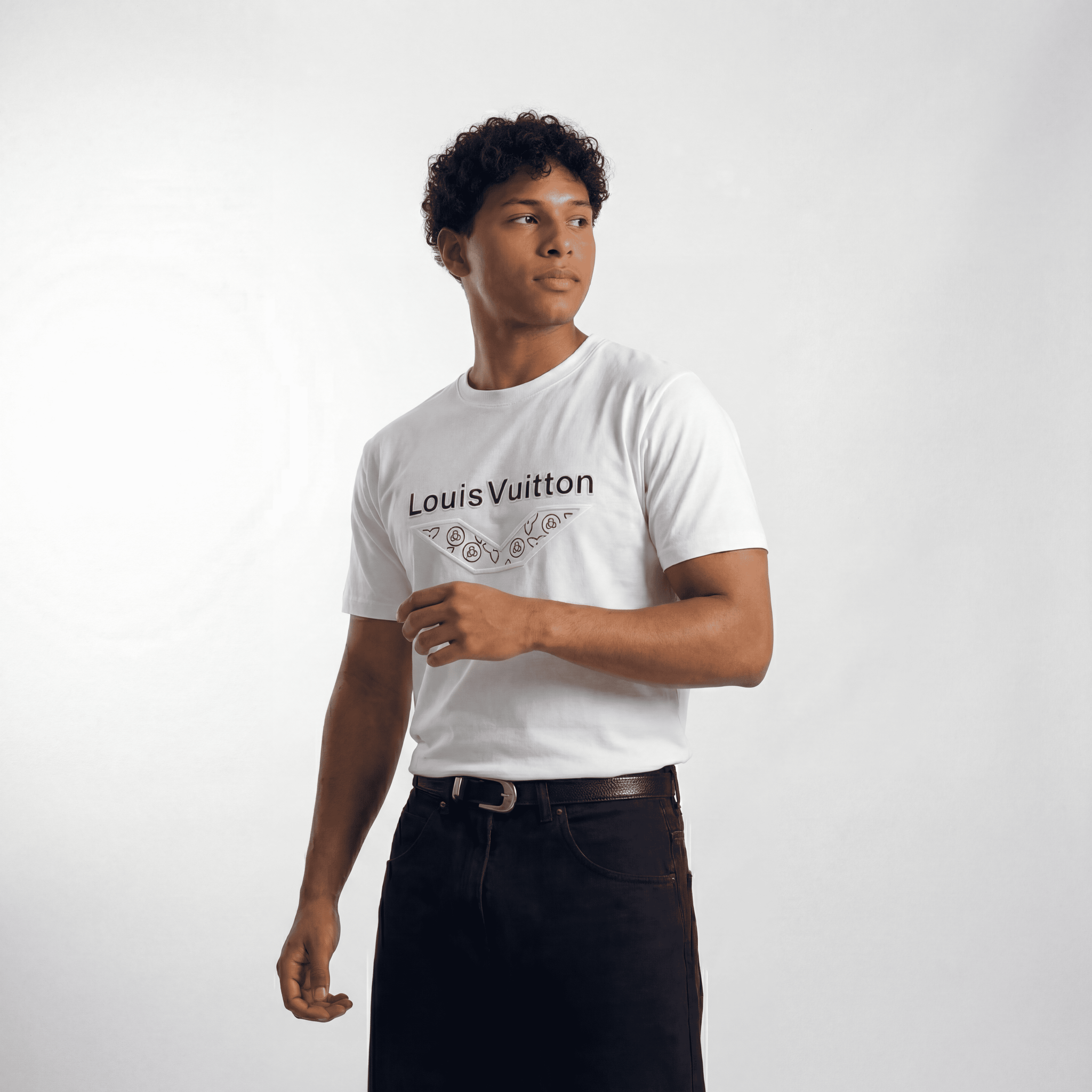 Camiseta 66030 Básica Blanca Para Hombre