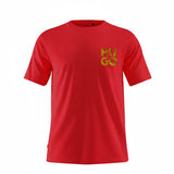 Camiseta 66039 Estampada Roja Para Hombre