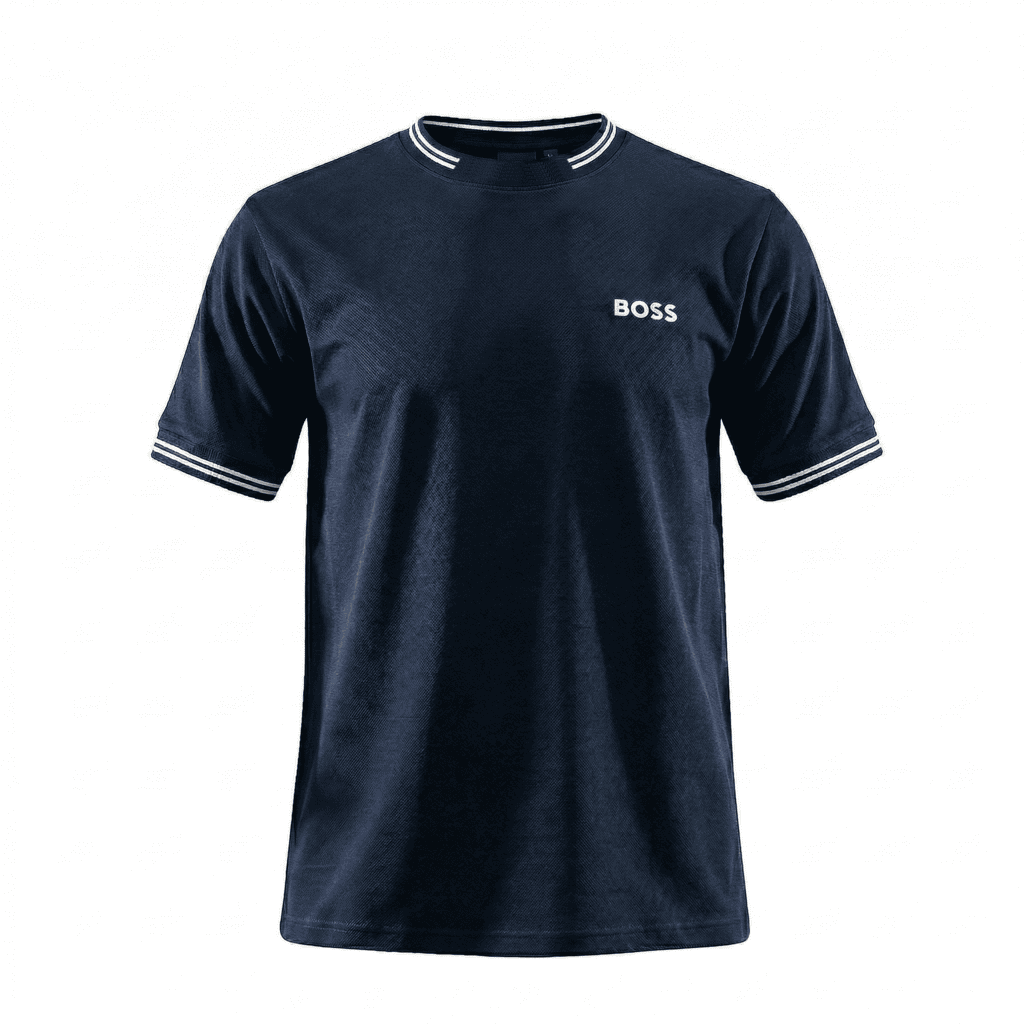 Camiseta 66043 Básica Azul Oscuro Para Hombre