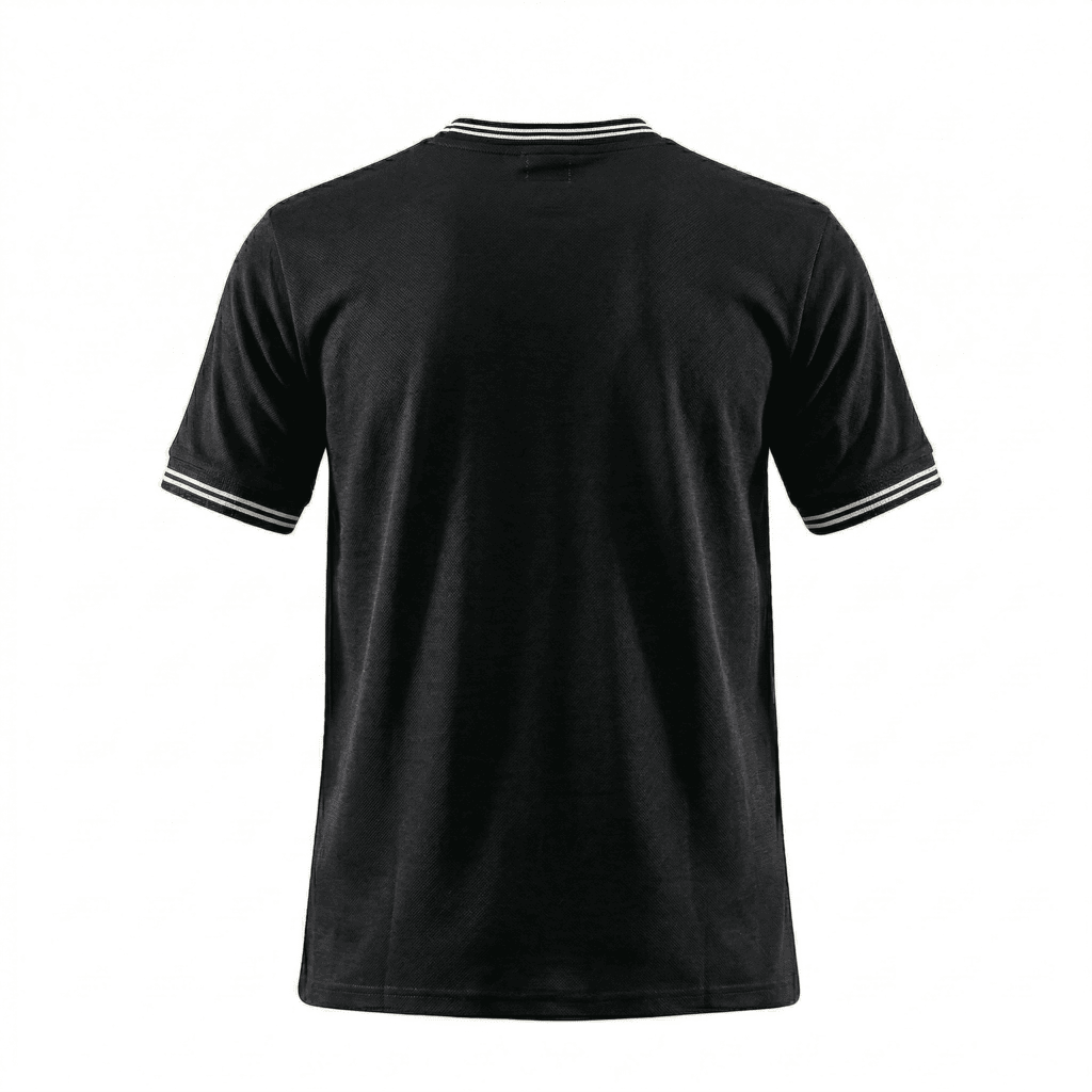 Camiseta 66043 Básica Negra Para Hombre