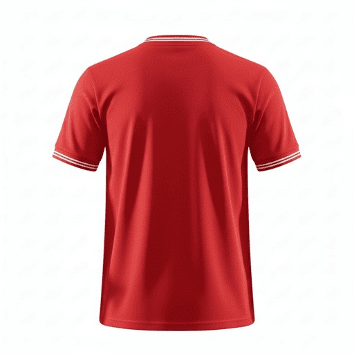 Camiseta 66043 Básica Roja Para Hombre