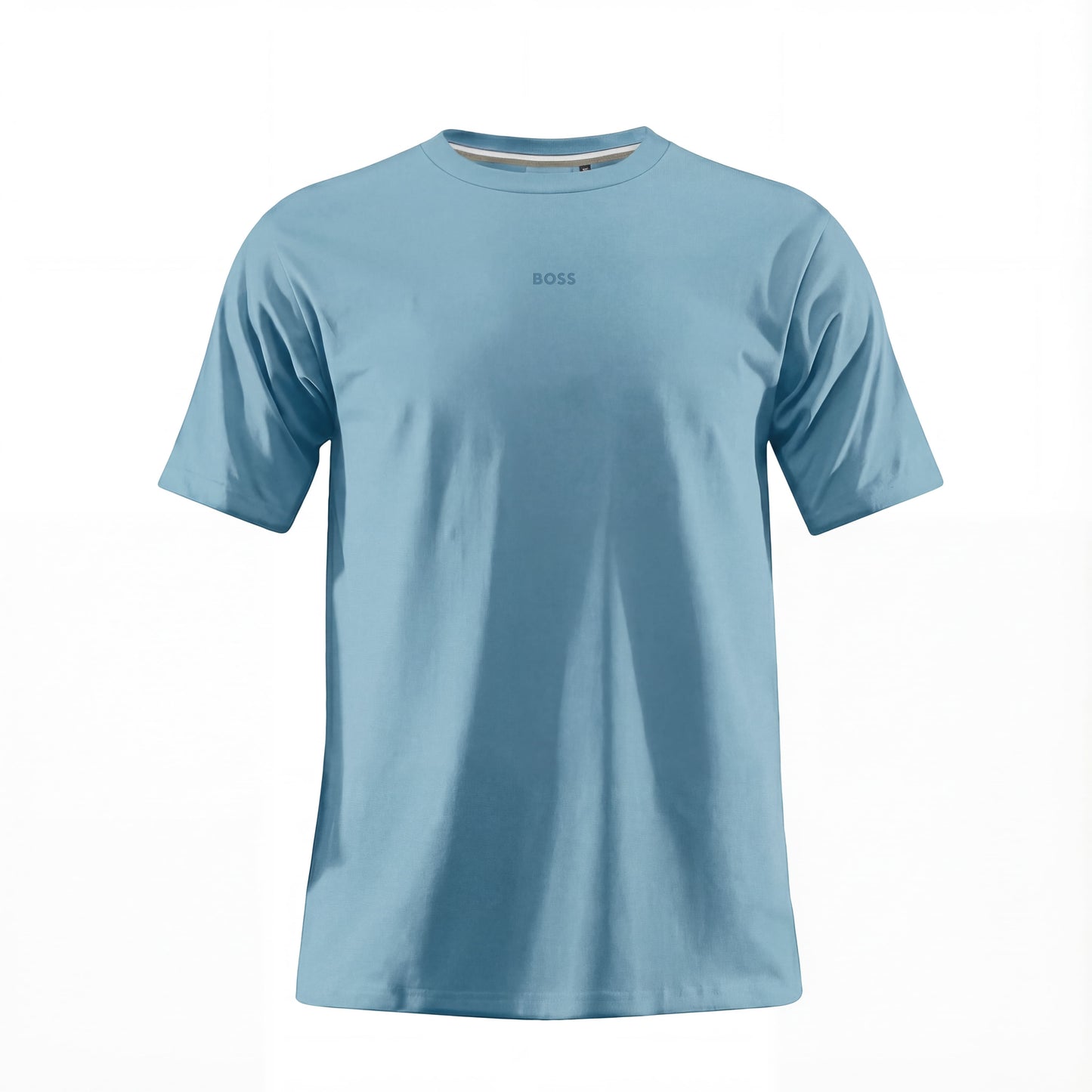Camiseta B66048 Básica Azul Para Hombre