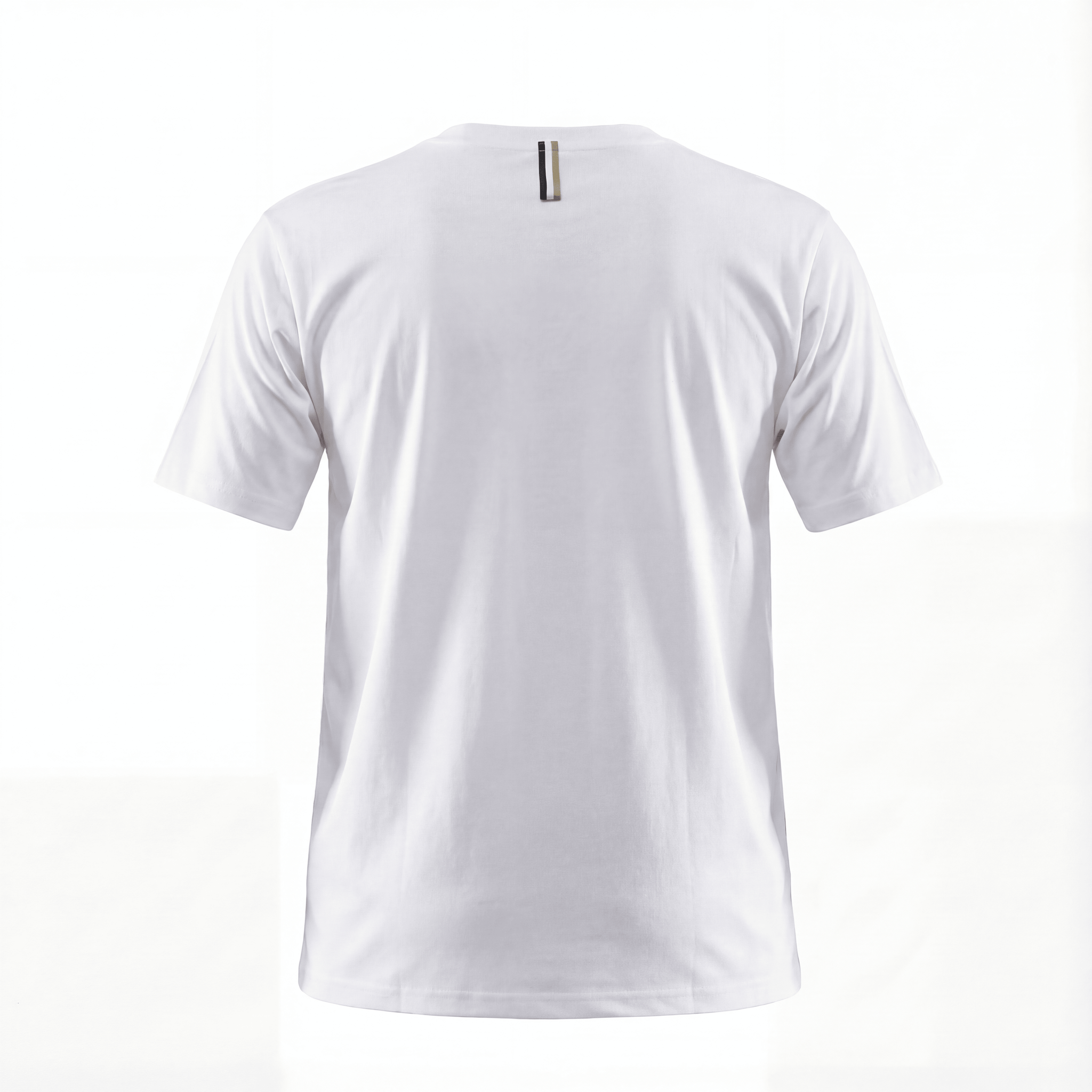 Camiseta B66048 Básica Blanca Para Hombre