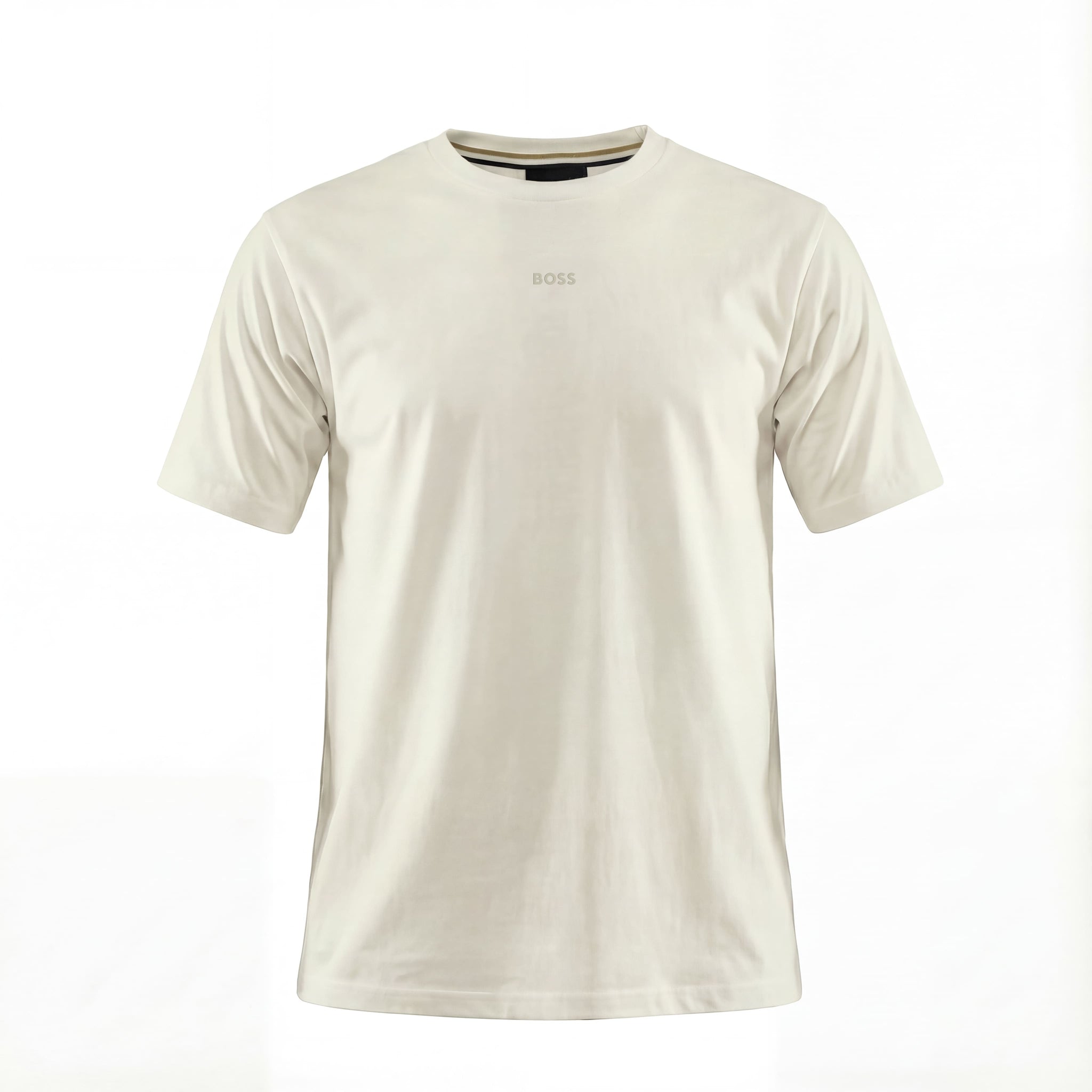Camiseta B66048 Básica Crema Para Hombre