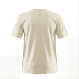 Camiseta B66048 Básica Crema Para Hombre