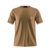 Camiseta 66430 Básica Café Para Hombre