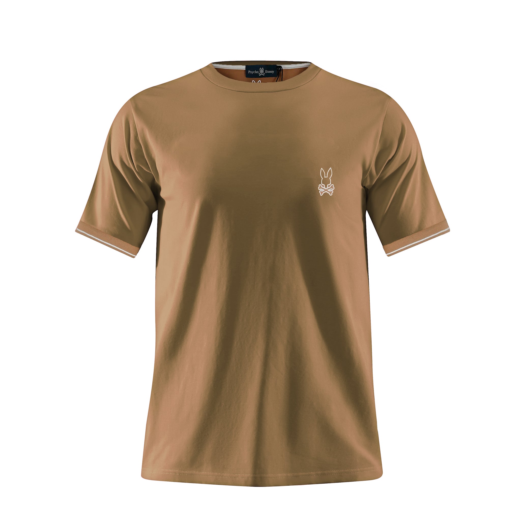 Camiseta 66430 Básica Café Para Hombre