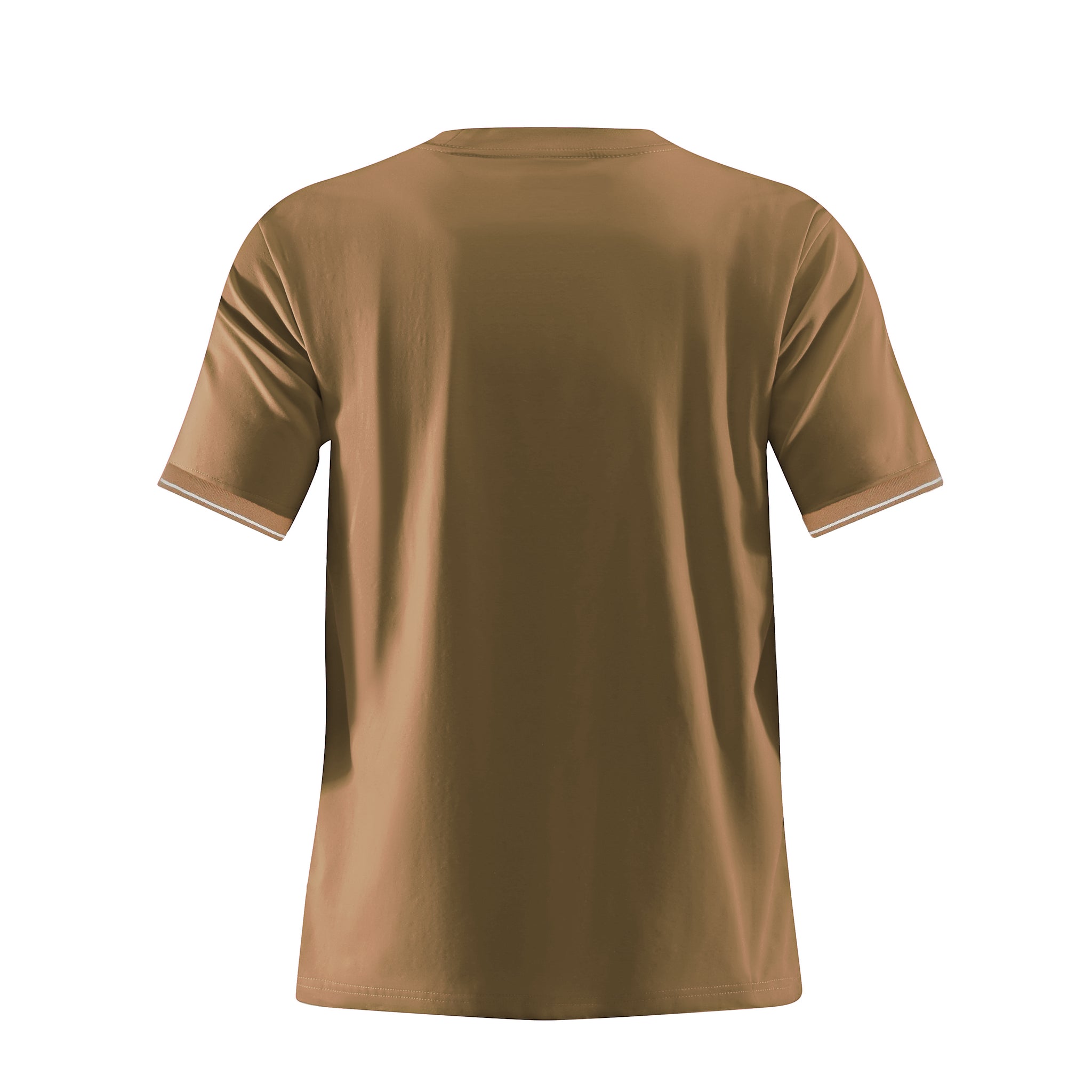 Camiseta 66430 Básica Café Para Hombre