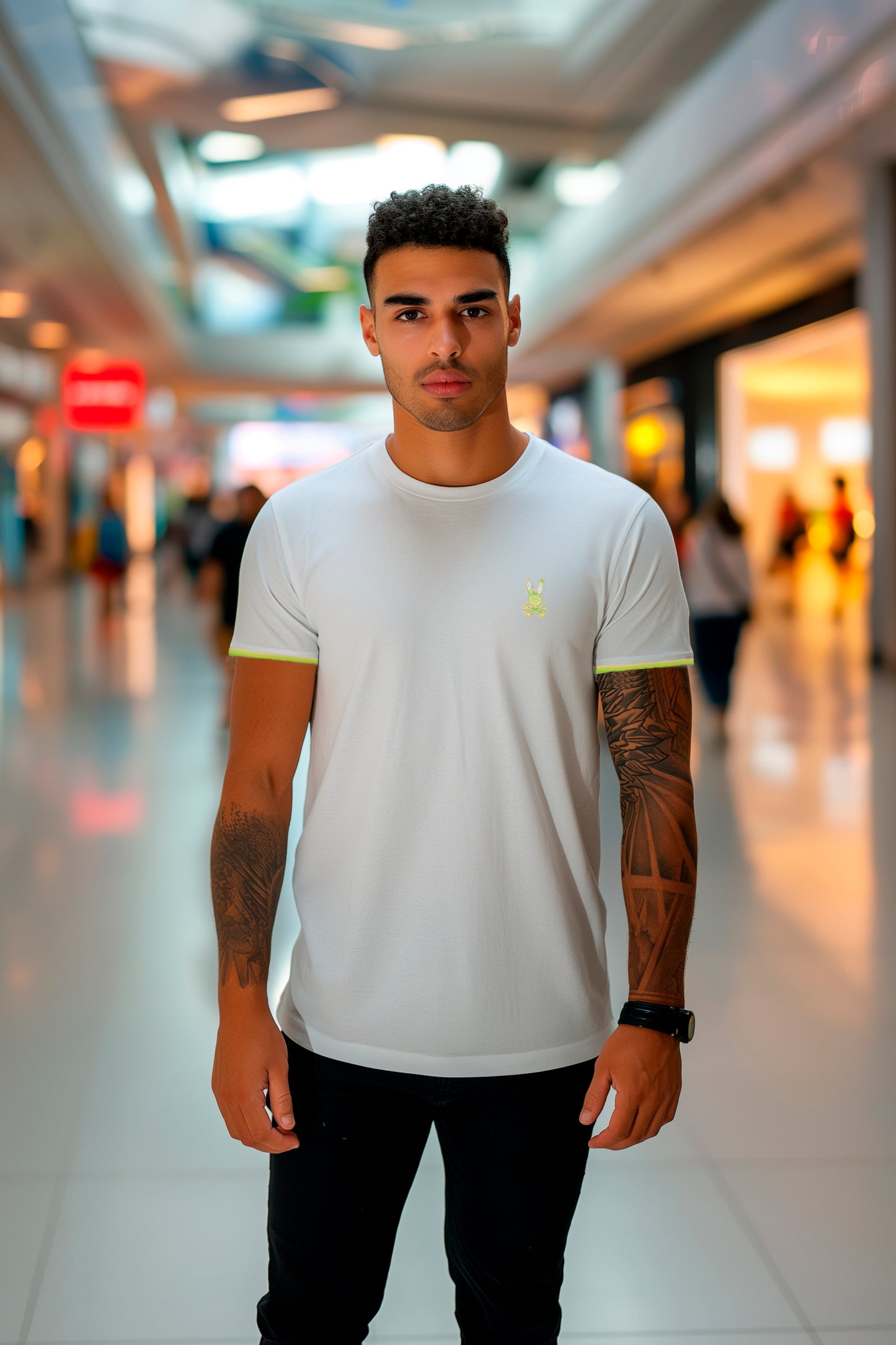 Camiseta 66433 Básica Blanca Para Hombre