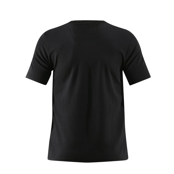 Camiseta 66609 Estampada Negra Para Hombre
