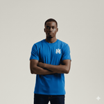 Camiseta 66642 Estampada Azul Para Hombre