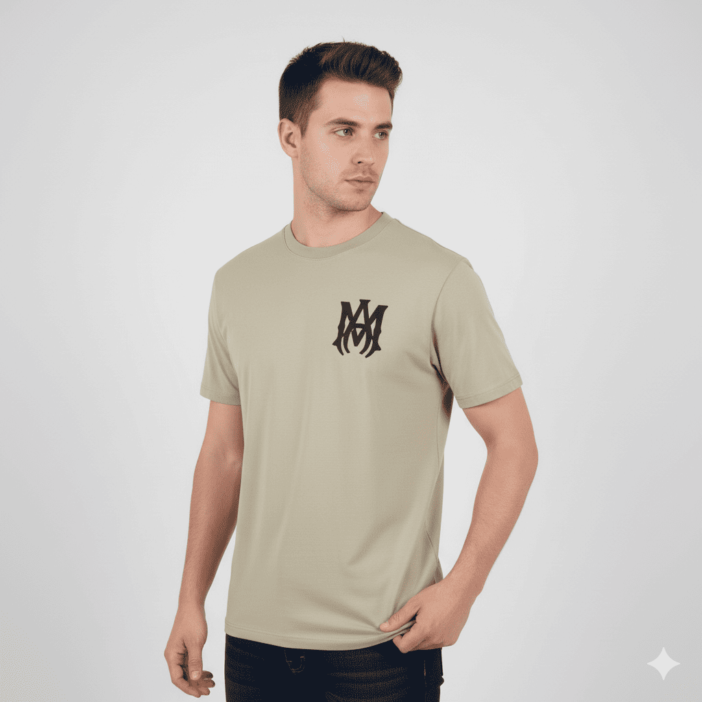 Camiseta 66642 Estampada Verde Para Hombre