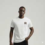 Camiseta 66642 Estampada Blanca Para Hombre