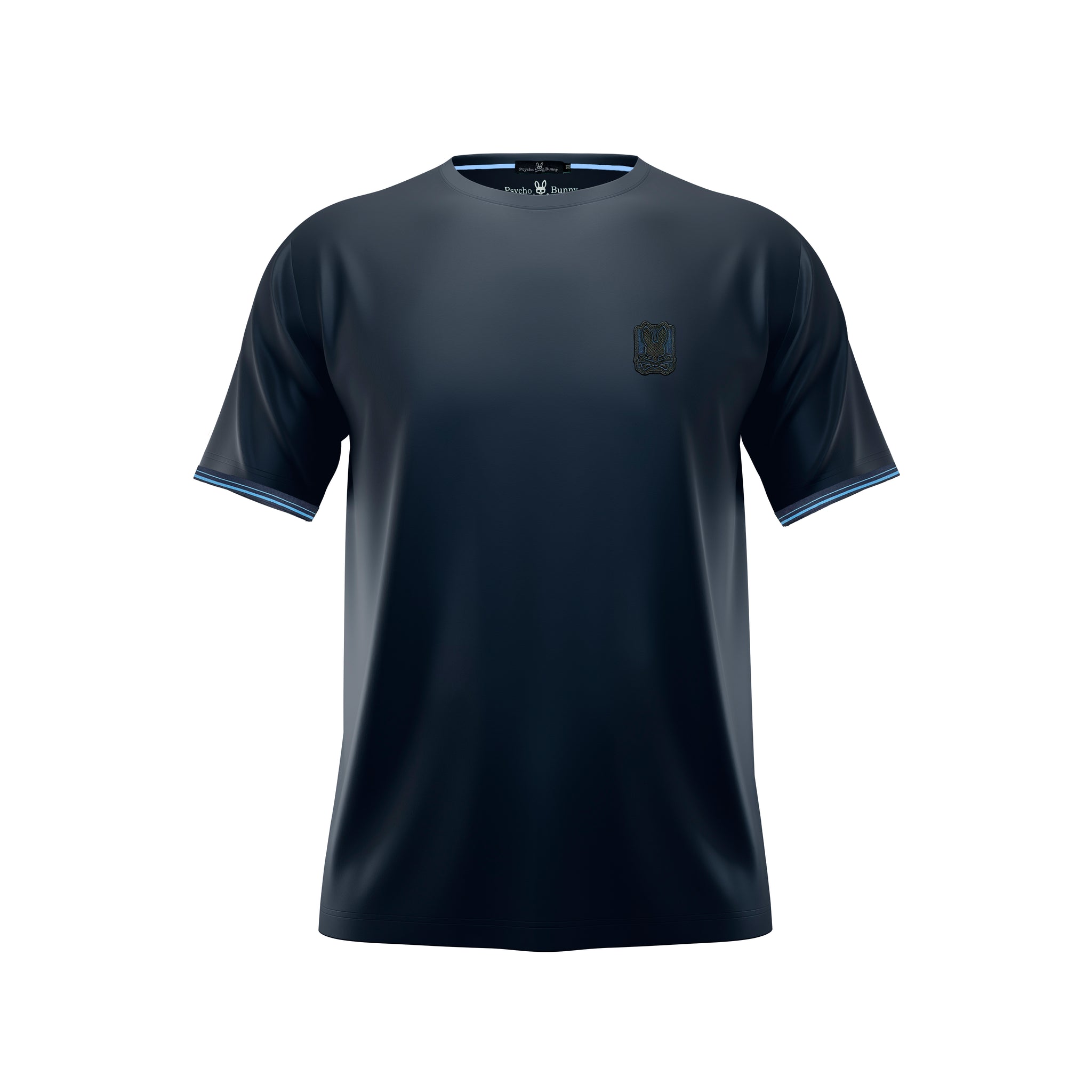Camiseta 66677 Básica Azul Oscuro Para Hombre