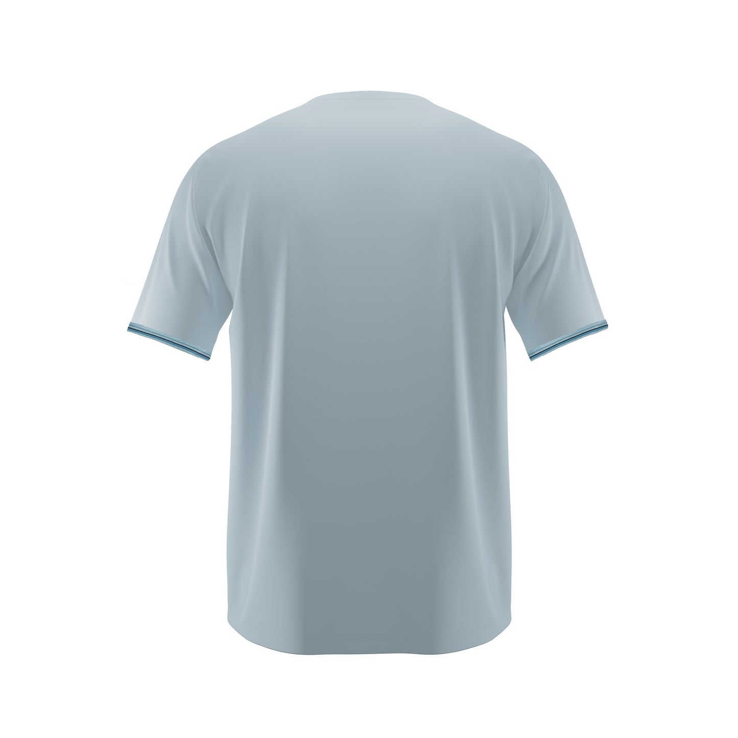 Camiseta 66677 Básica Azul Claro Para Hombre