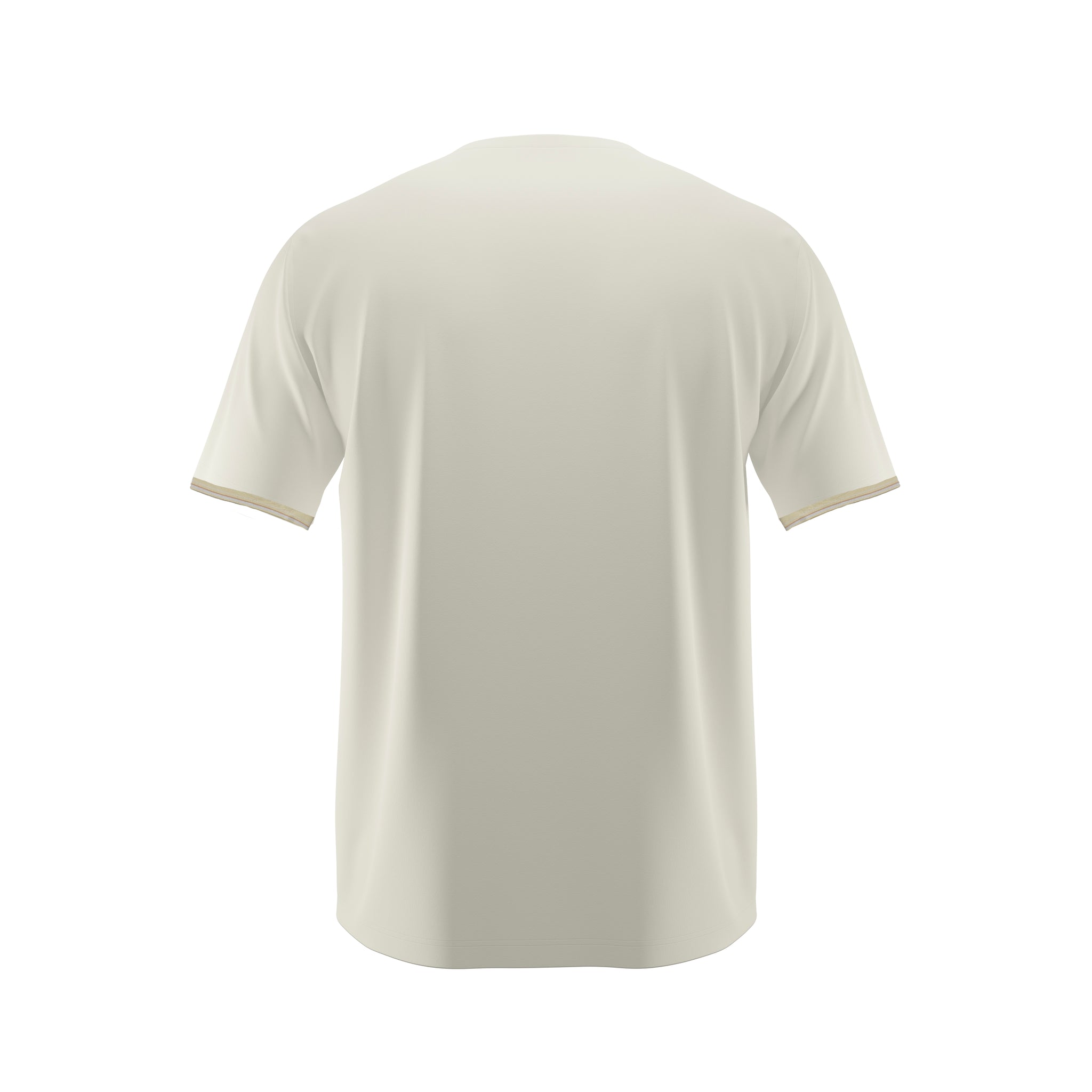 Camiseta 66677 Básica Crema Para Hombre