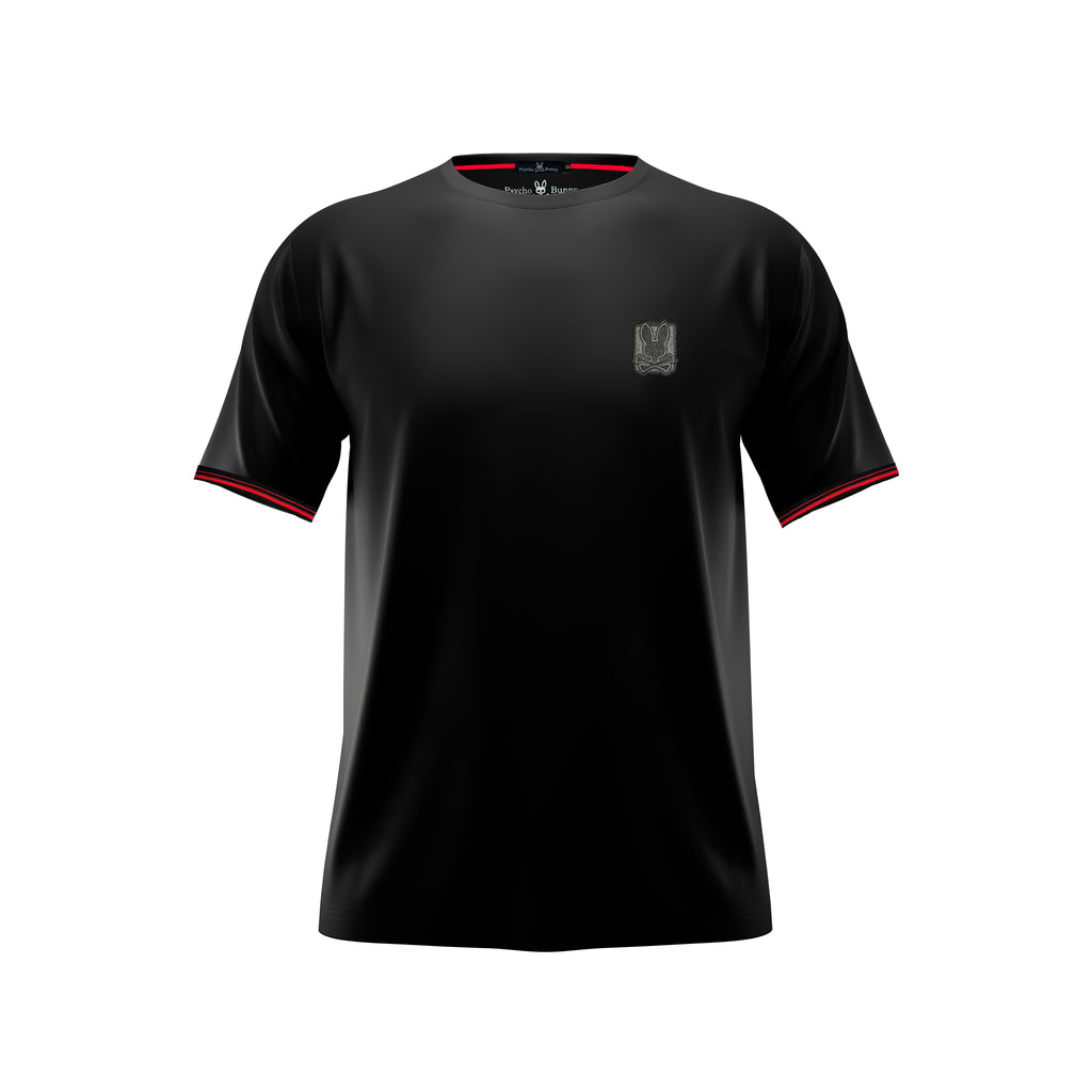 Camiseta 66677 Básica Negra Para Hombre