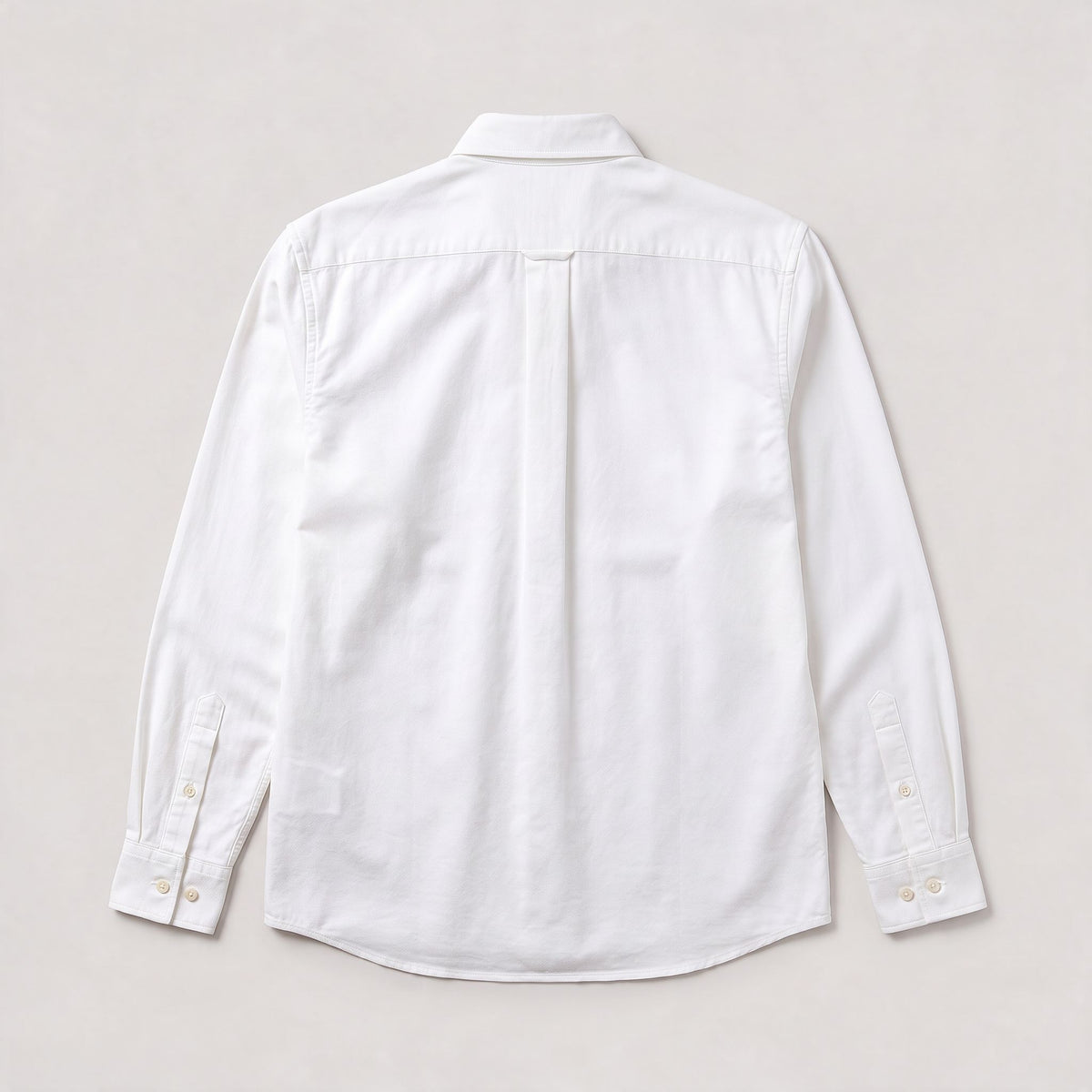 Camisa 50021 Manga larga  Blanco para hombre