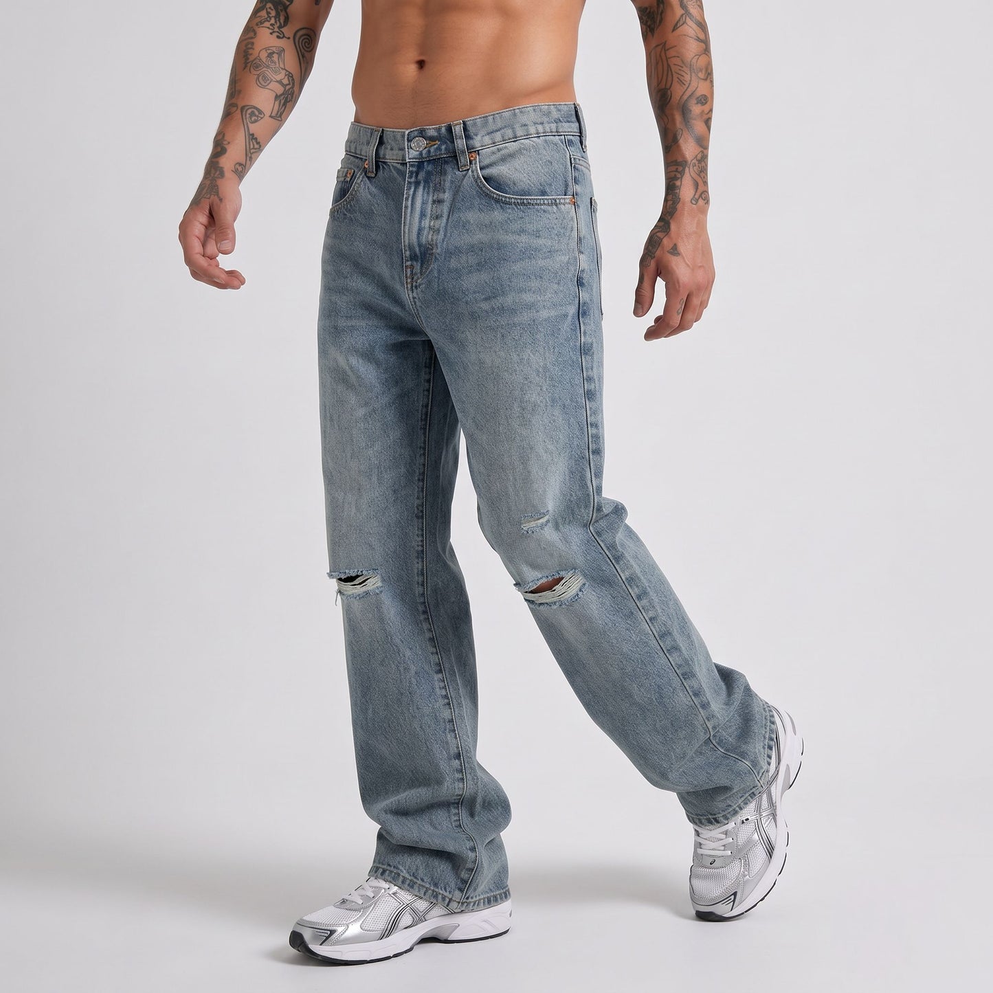 Jean PP U025L Azul Para Hombre