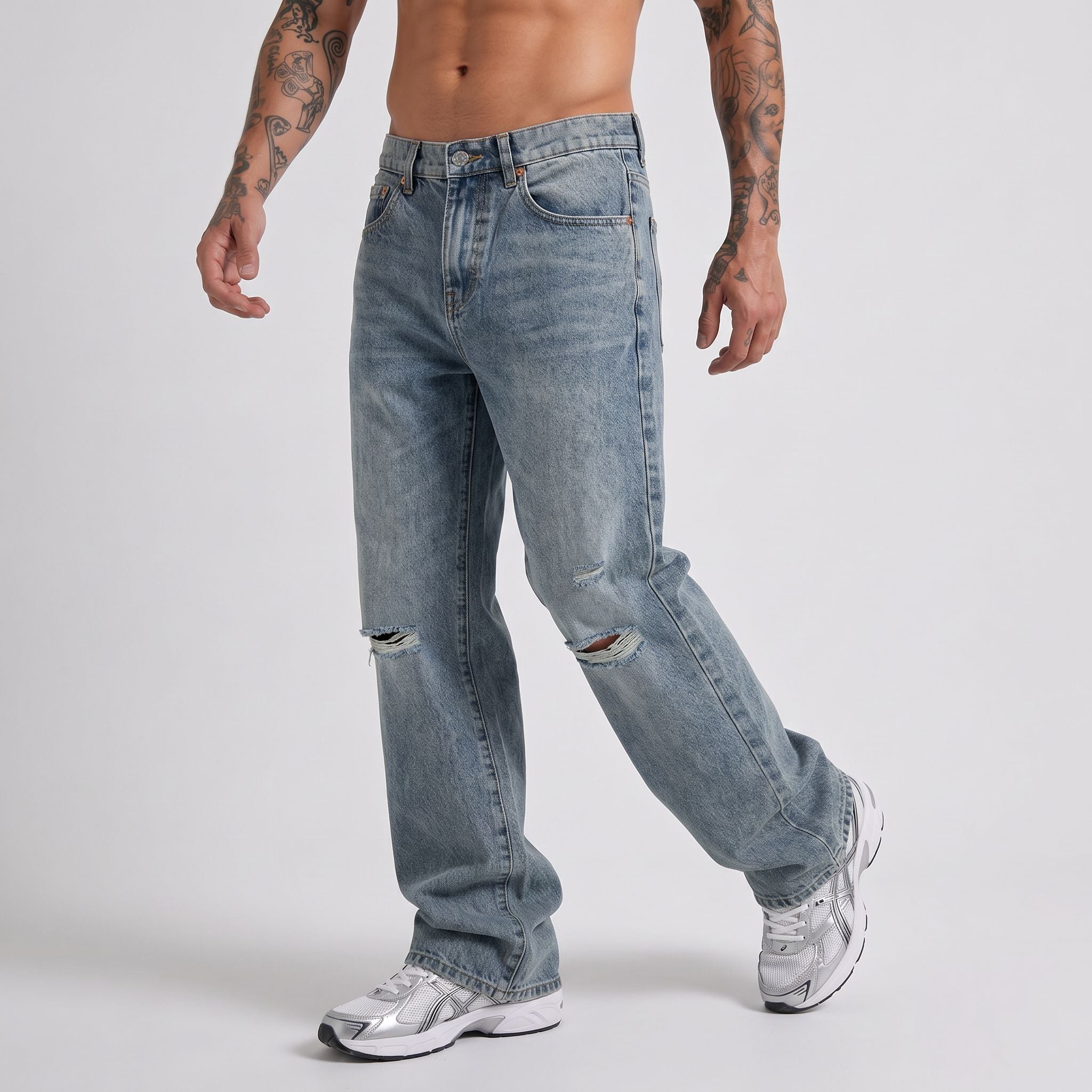 Jean PP U025L Azul Para Hombre