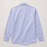 Camisa 50018 Manga larga  Azul Claro para hombre