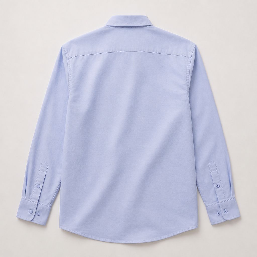 Camisa 50018 Manga larga  Azul Claro para hombre